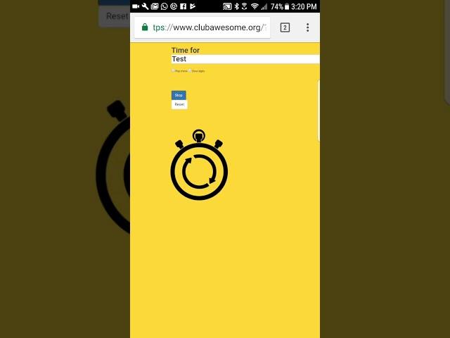 WordPress for Toastmasters Online Timer