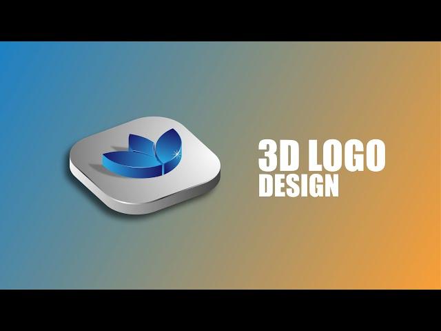 3D New Logo Design Adobe Illustrator Tutorial