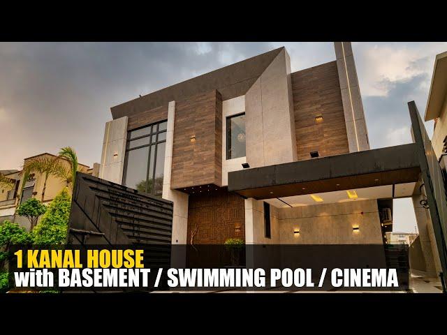 Inside a Dream Home: 1 Kanal House with Swimming Pool and Cinema for Sale by Elahi Associate