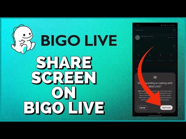 How To Share Screen on Bigo Live 2024?