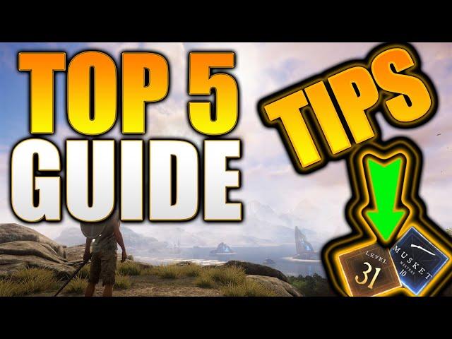 New World MMO - Top 5 Beginners Guide Tips in 2021 - How to Progress Faster in New World in 2021!