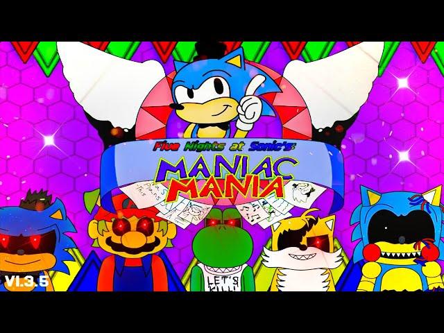 Нептун Наконец-то Поиграл в Five Nights at Sonic's: Maniac Mania 