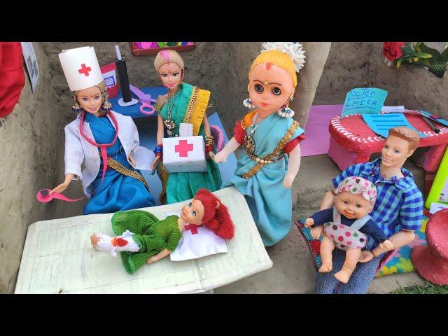 Barbie Doll All Day Routine In Indian Village/Radha Ki Kahani Part -173/Barbie Doll Bedtime Story||