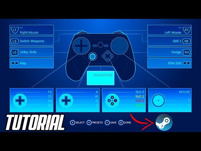 How To Use A Controller On ANY STEAM PC Game Tutorial (Xbox, PS4, Steam Controller)