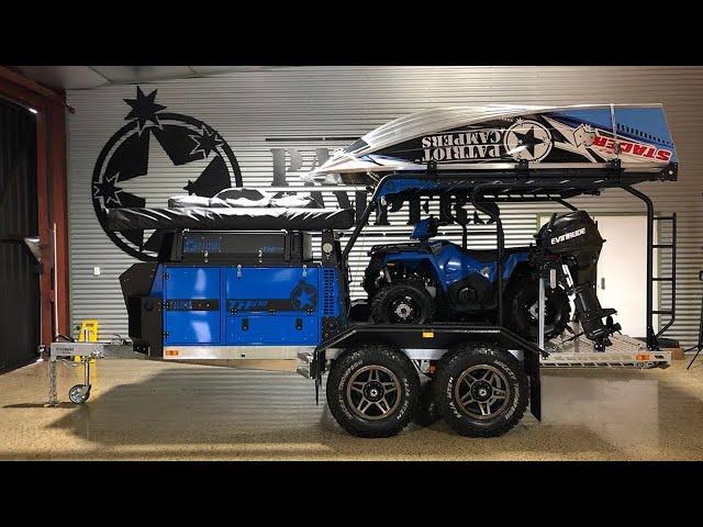 The ULTIMATE Off Road Toy Hauler Set Up - Patriot Campers Walkaround