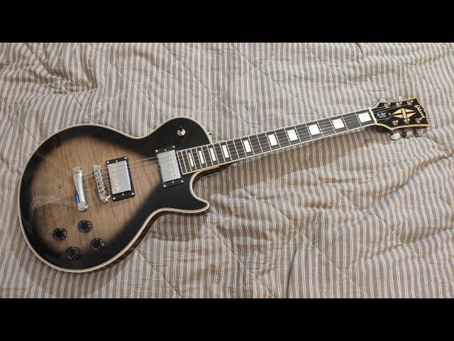 Обзор допиленной китайской реплики Gibson Les Paul Custom Серый бёрст