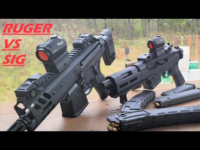 THE BEST PCC ?  RUGER PC CHARGER VS SIG MPX