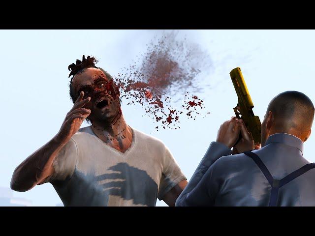 GTA 5 PC: REALISTIC RAGDOLLS 60FPS (EUPHORIA RAGDOLL OVERHAUL) #186