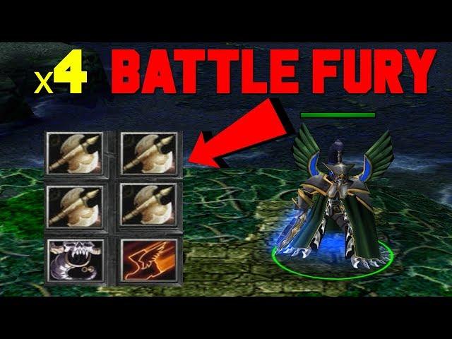 DOTA MORTRED x4 BATTLE FURY = ULTRA KILL (BEYOND GODLIKE)