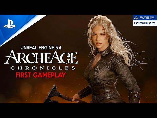 ARCHEAGE CHRONICLES New PS5 PRO Gameplay | Open World Action RPG in Unreal Engine 5 coming in 2025