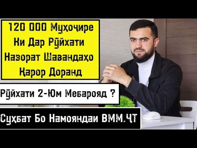 120 000 Муҳоҷире Ки Дар Рӯйхати Назорат Шавандаҳо Қарор Доранд / Чи Бояд Кард 26.10.2024 Абдулло Тч