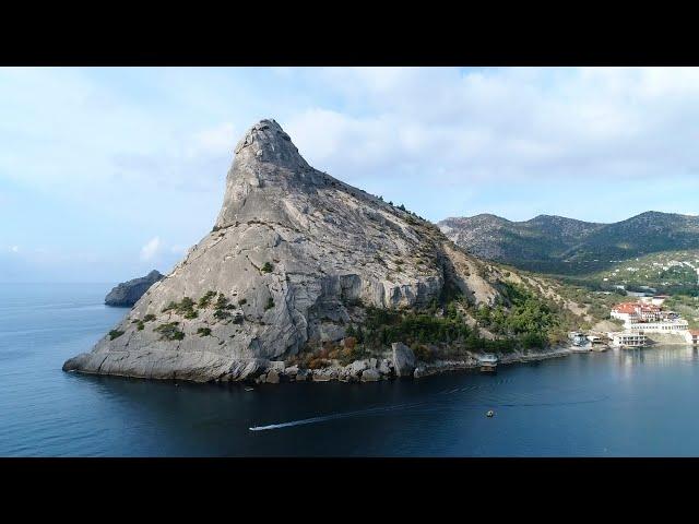 Crimea Aerial Drone Film  [4K] Part 3 Flying over Novyy Svet / Nature Relaxation