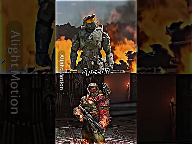 Master Chief Vs Doom Slayer | #edit #debate #1v1 #doom #games #masterchief