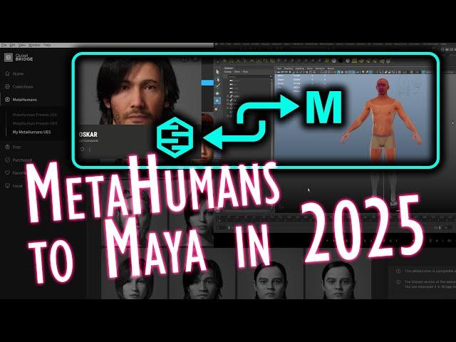 How to Download and Export MetaHumans for Editing in Maya in 2025