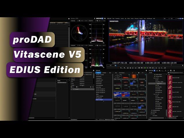 EDIUS - proDAD Vitascene V5 pro -Plugin