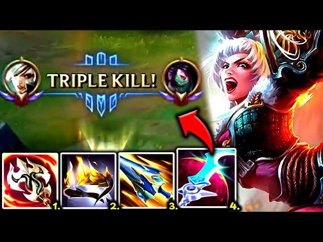 RIVEN TOP IS PERFECT TO 100% ERASE EVERYONE (AND CARRY 1V5) - S14 Riven TOP Gameplay Guide