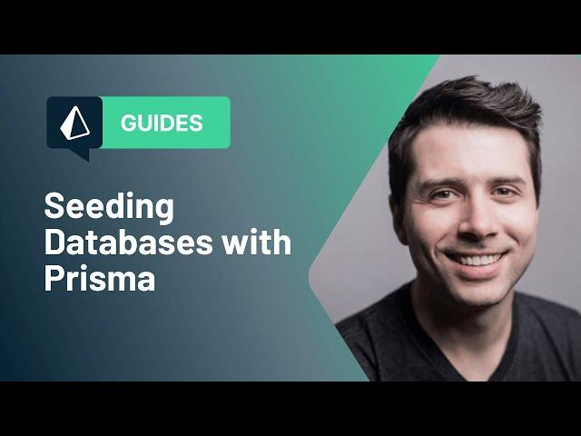 Seeding Databases with Prisma