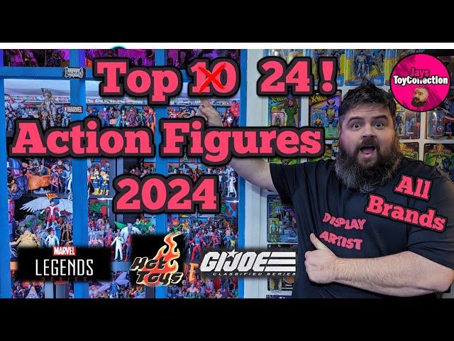 Top 10 Action Figures of 2024 All Brands | Marvel Legends | Mondo | GI Joe Classified & More !!