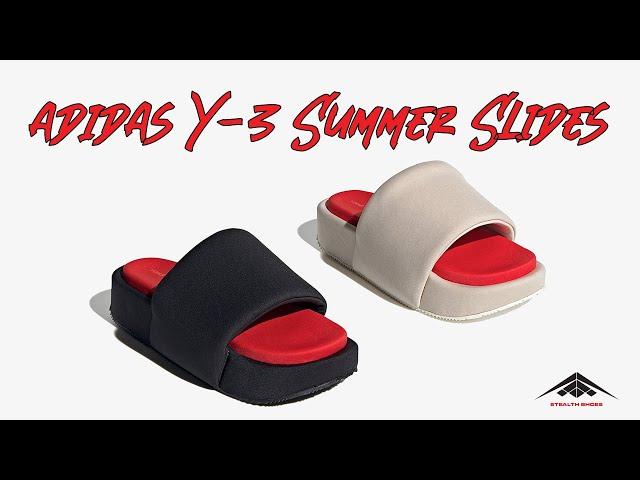 adidas Y 3 Summer Slides Exclusive Look & Release Date + Price 2021