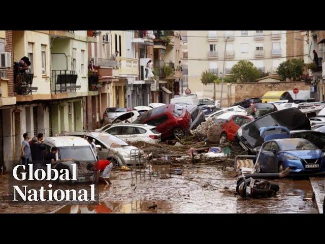 Global National: Oct. 30, 2024 | Spain's worst floods in decades leave some people in "living hell"