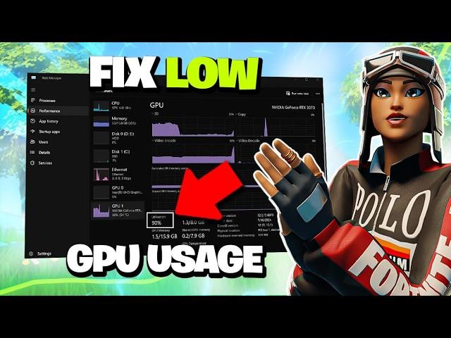 How to FIx LOW GPU USAGE While GAMING! - Fix Low FPS