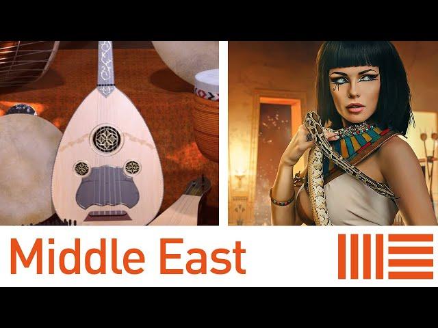 Making music using Middle Eastern instruments