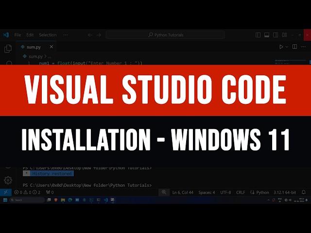 How to Install visual studio ( vs ) Code in Windows Laptop Computer