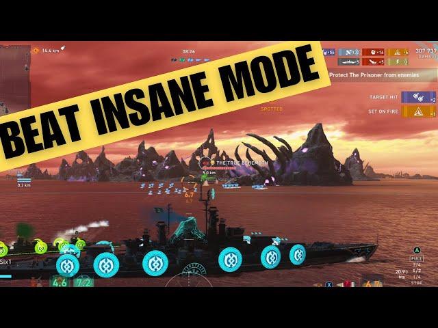 How to beat Insane / Hard modes - Halloween Event 2024 - World of Warships Legends