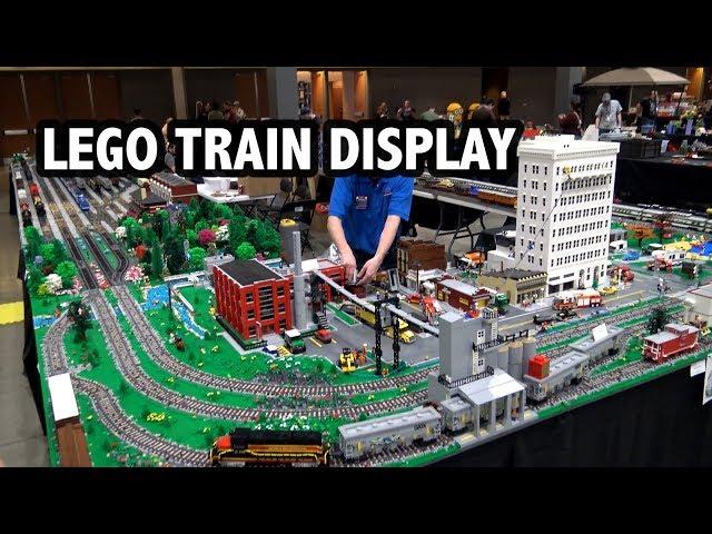 Huge LEGO Train Layout at Brickworld Chicago 2019