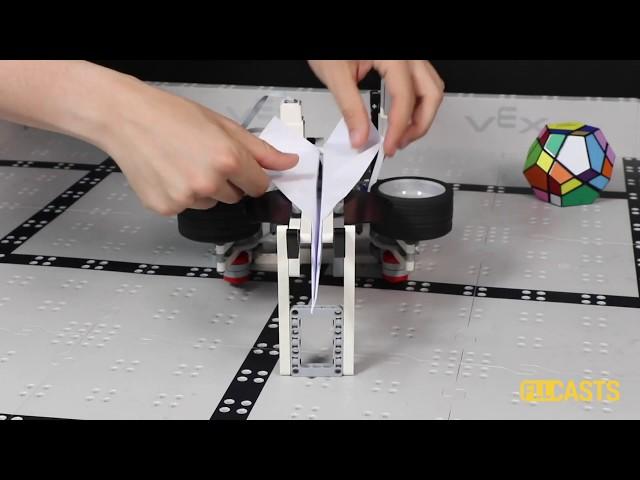 How does Iknathir Aircraft Carrier robot from LEGO Mindstorms EV3 work?