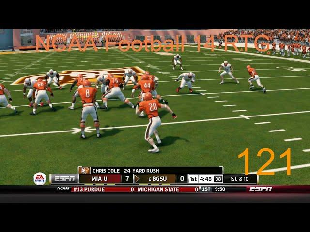 NCAA Football 14 Road to Glory ep 121 Cole with the Hardcarry