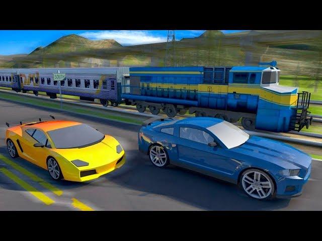 TRAIN vs CARS - mobi play game, android gameplay