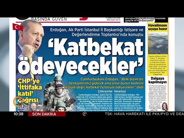 "Katbekat Ödeyecekler" #GününManşeti Milliyet Gazetesi