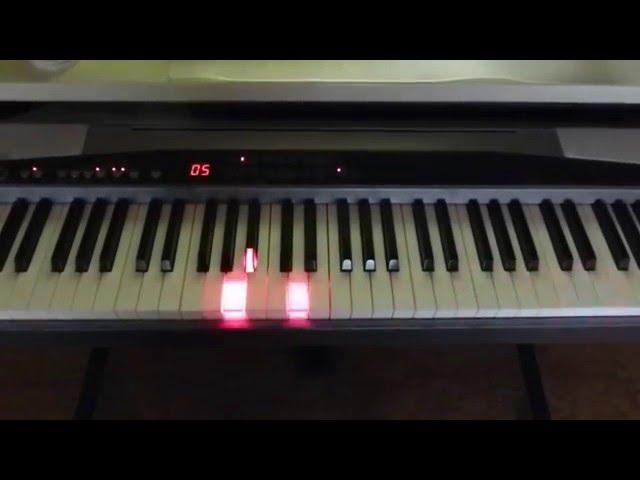 Piano Casio PX-500L key light, Tutor midi 88 led  rgb WS2812, piano keyboard leds