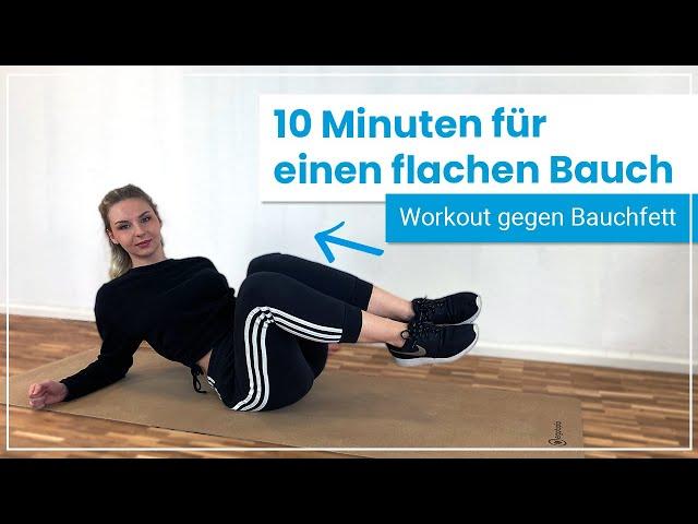 10 Minuten Workout gegen Bauchfett  ️ Mache diese Übungen für einen flachen Bauch