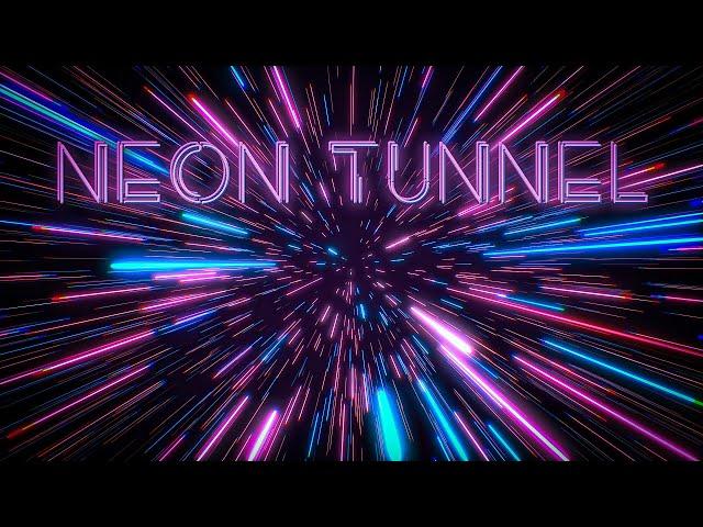 Mesmerizing neon tunnel loop in After Effects + TUTORIAL