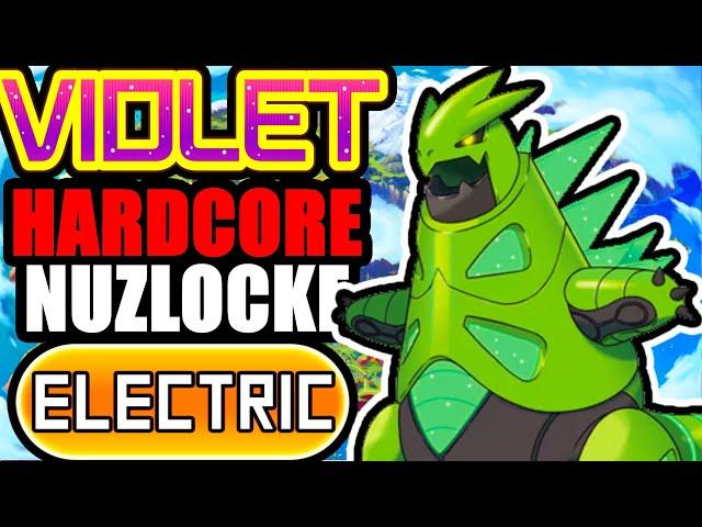 Pokémon Violet Hardcore Nuzlocke - ELECTRIC Types! (No items, No overleveling)