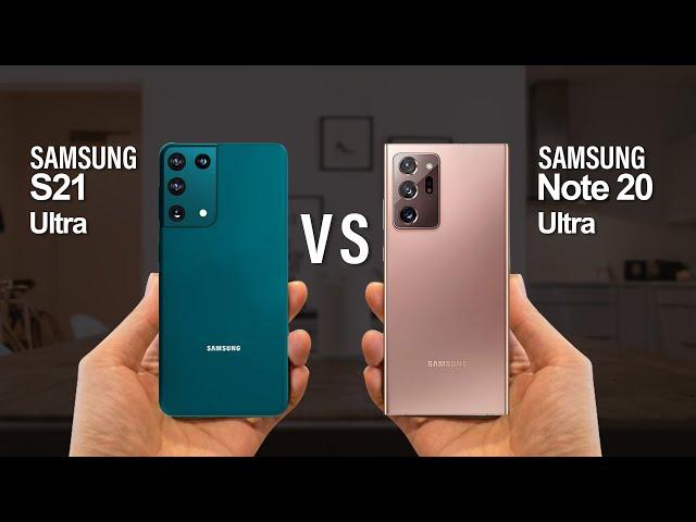 Samsung Galaxy S21 Ultra Vs Samsung Galaxy Note 20 Ultra