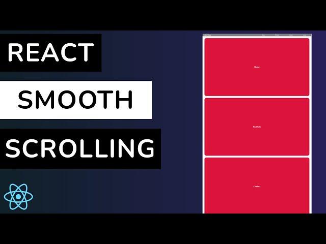 How To Smooth Scroll In React