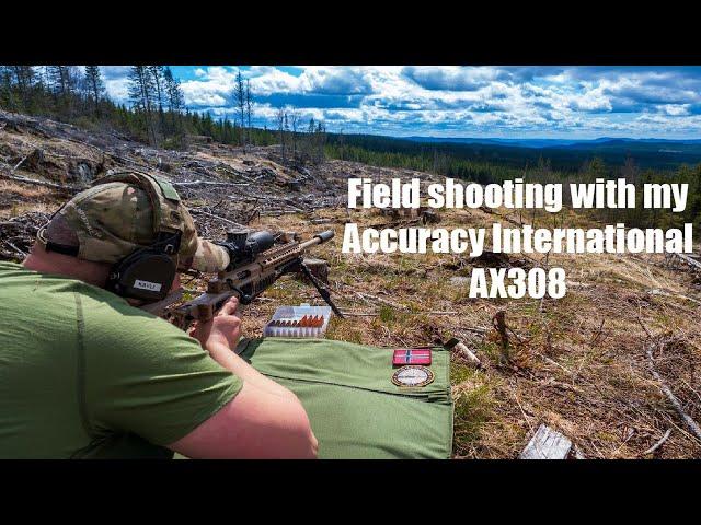 Field shooting with my Accuracy International AX308