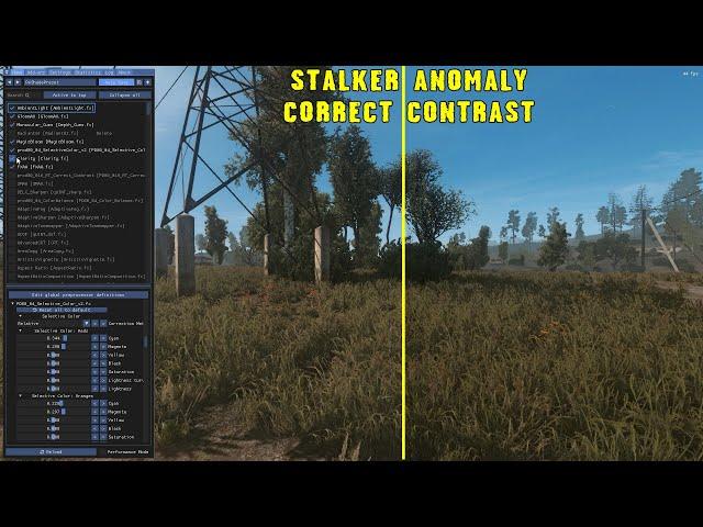 STALKER ANOMALY 1.5.2 - ADJUSTING CONTRAST USING RESHADE AND CONSOLE SETTINGS