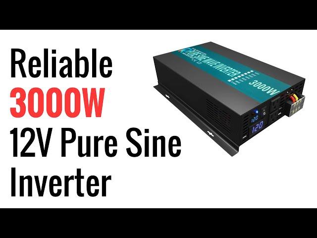 Reliable 3000W 12V Pure Sine Wave Power Inverter Review - Cheap But Is It Any Good?