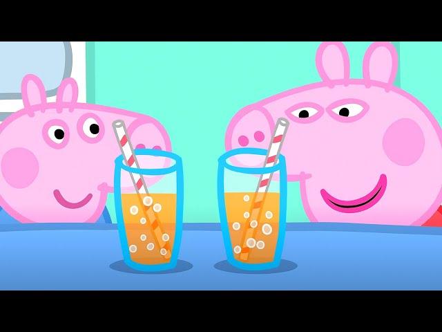 Peppa Pig Enjoys a Cold Drink  | Peppa Pig | Full Episodes | Cartoons for Kids