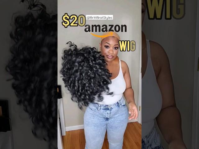 $20 Amazon Wig #amazonwig #syntheticwig #hair #viral #amazonmusthaves