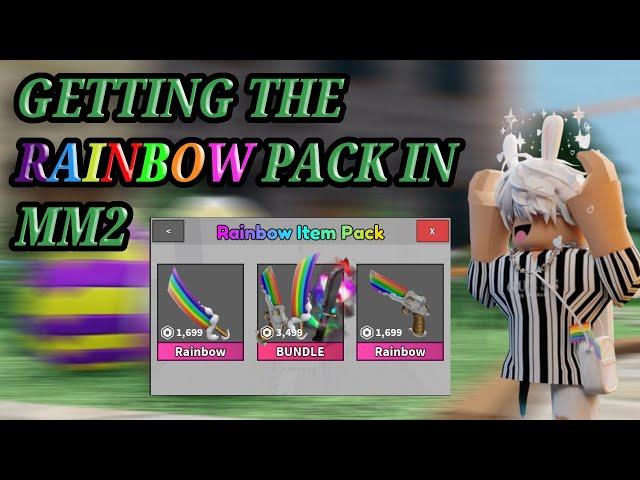 new RAINBOW PACK in MM2