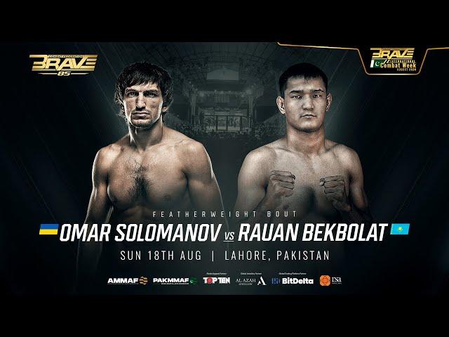 BRAVE CF 85: Main Event Showdown – Omar Solomanov vs. Rauan Bekbolat