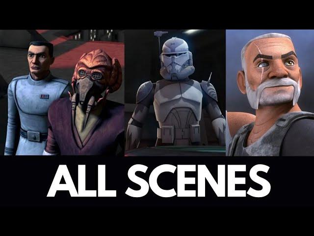 Commander Wolffe all scenes (Clone Wars, Rebels)