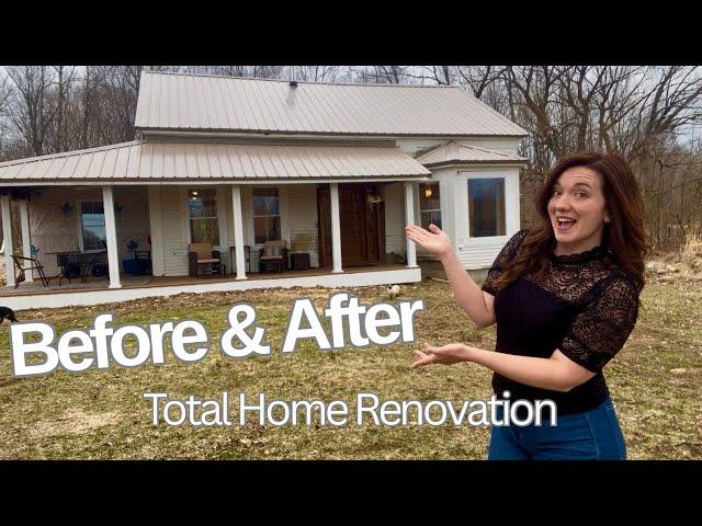TOTAL HOME MAKEOVER... Watch the ENTIRE Renovation Process of a Fixer Upper House!! | Before & After