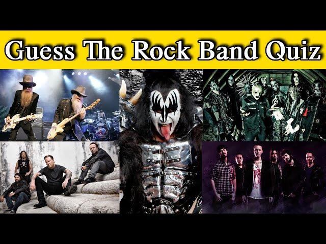 Guess the Rock Band by Picture Quiz