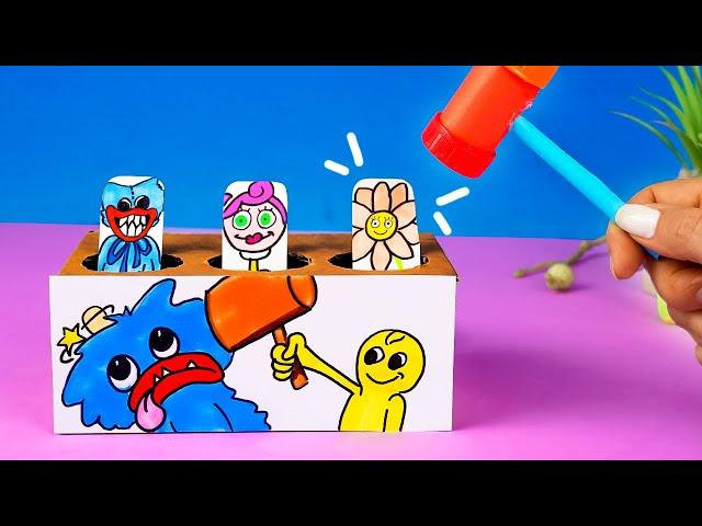 Игра Поппи Плей Тайм! Как сделать игру из картона своими руками